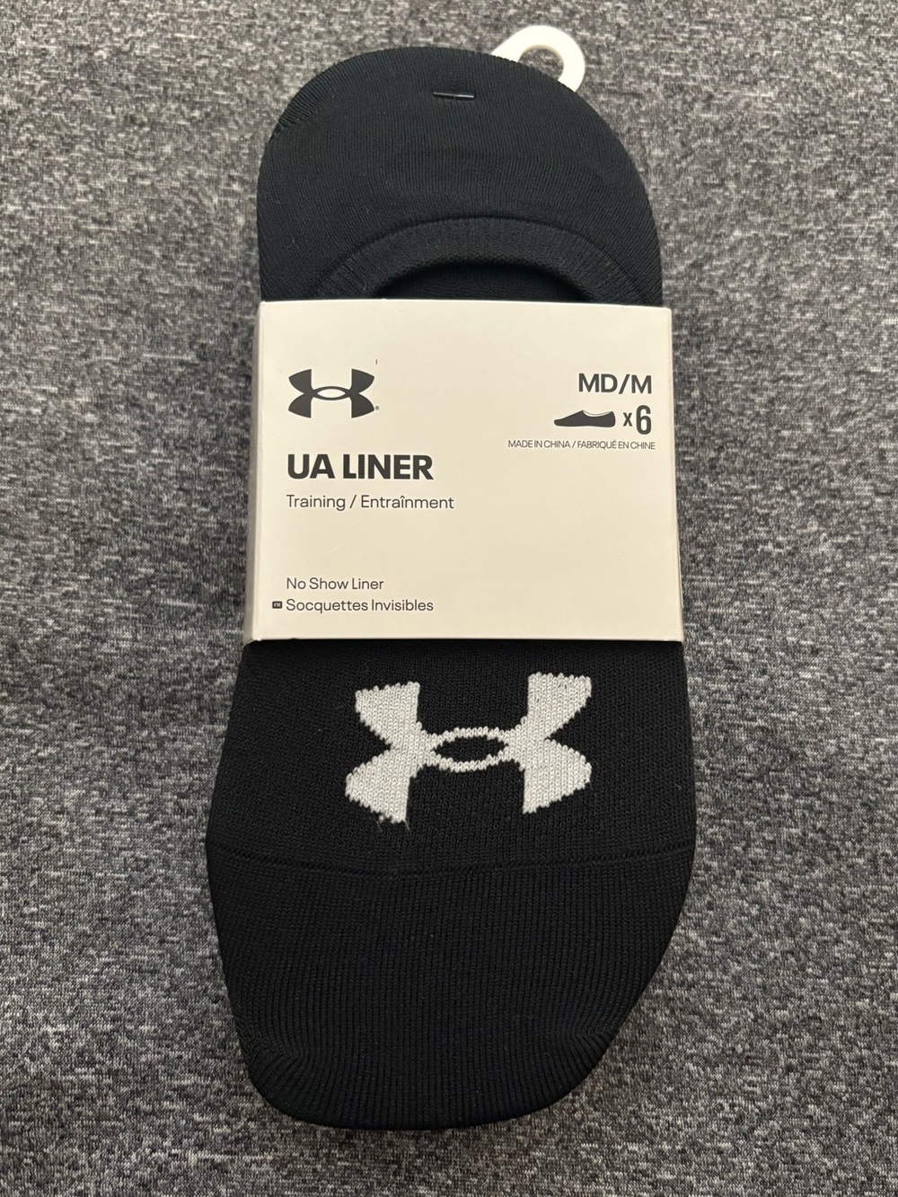 Under Armour Women's Breathable Liner No Slip No Show Socks, 6 Pairs, brand new.